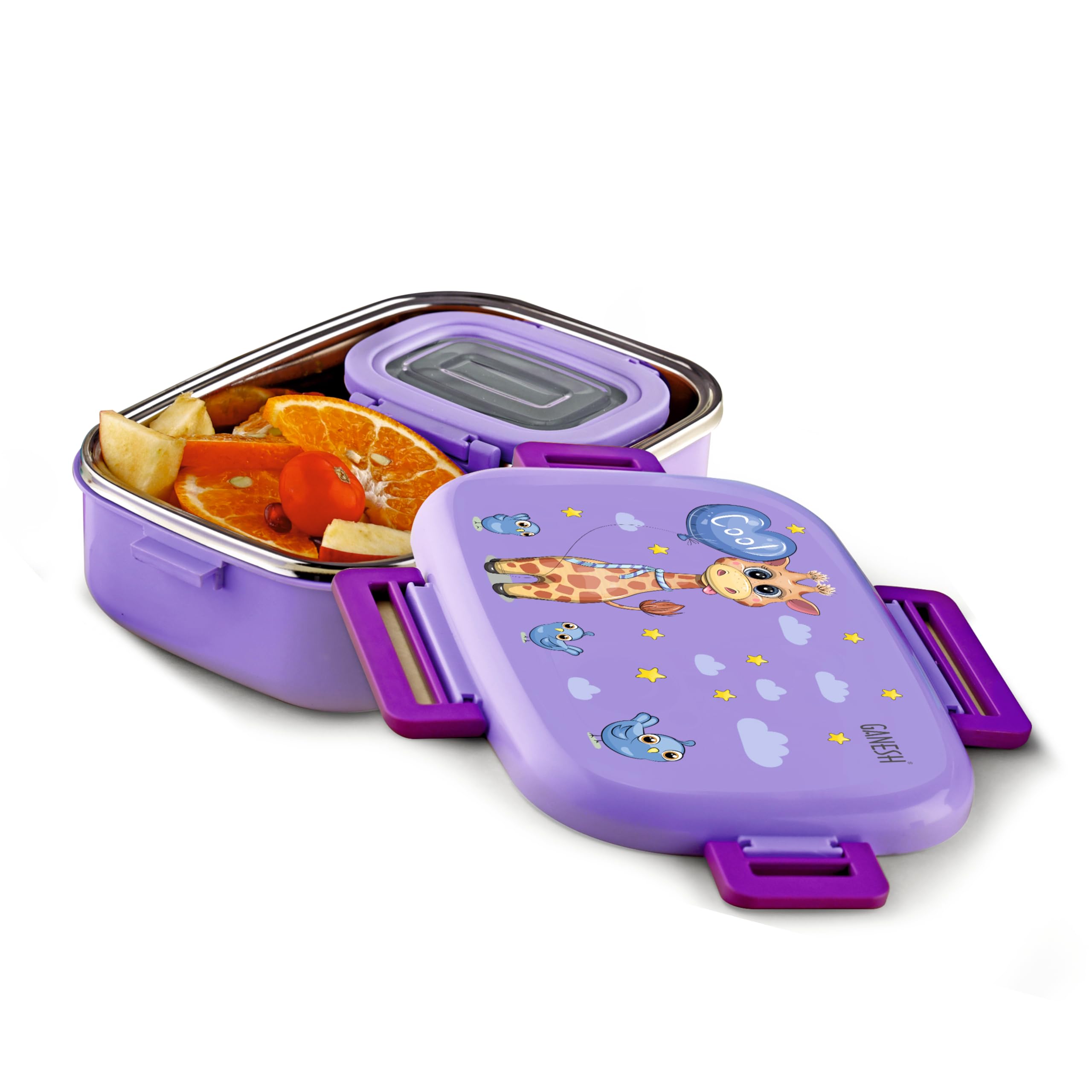 Buy Ganesh Plastic Skipper Insulated Airtight Leak-Proof Lunch Box